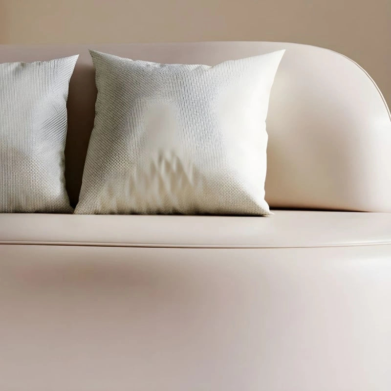 This sculptural bench sofa merges modern minimalism with refined comfort, crafted using neem wood and engineered plywood for lasting strength