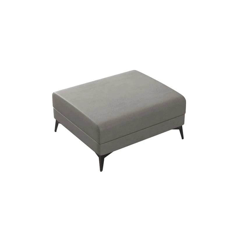 This ottoman seating option pairs beautifully with modern sofas or sectionals in apartments and living rooms alike