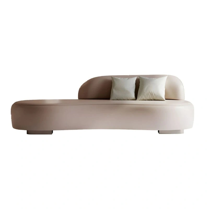 With a distinctive kidney-shaped silhouette and plush 32-density foam, it serves effortlessly as a sofa bench or ottoman bench in bedrooms, lounges, or studio apartments.