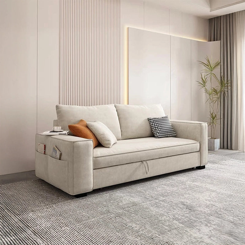 Calliope sofa cum bed featuring convertible sofa bed functionality, integrated storage sofa cum bed design, and comfortable sofa bed seating.