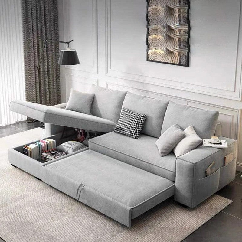 Calliope sofa cum bed offering sofa bed comfort, flexible l shape sofa cum bed arrangement, and contemporary sofa cum bed design for modern interiors.