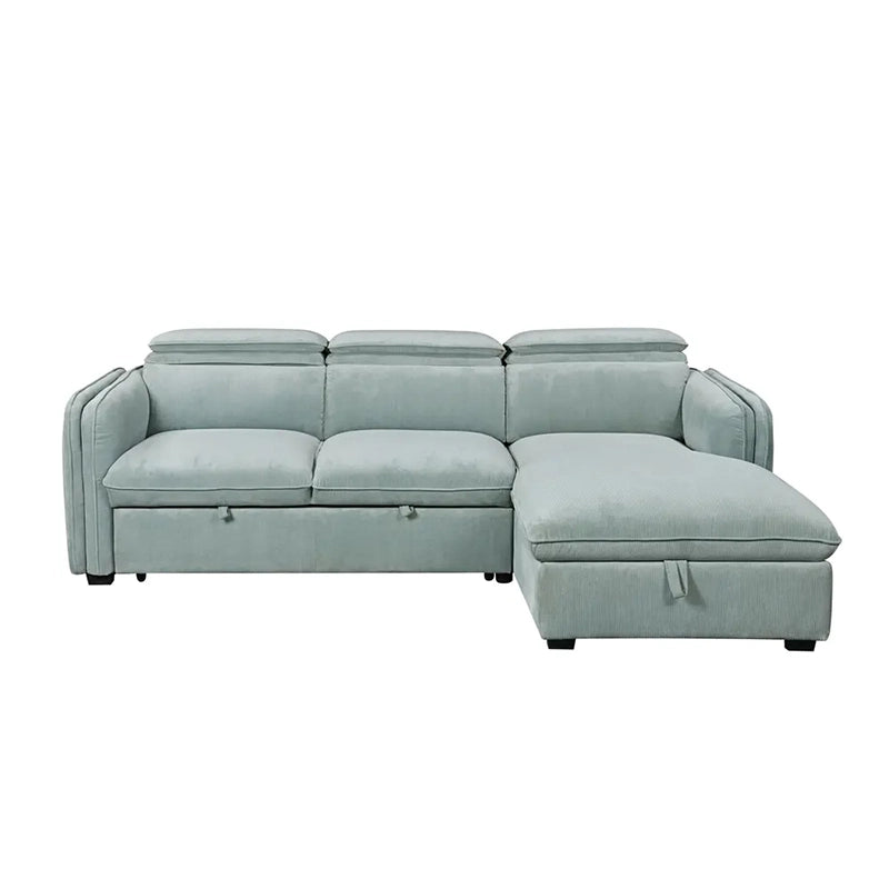 Durres sofa cum bed crafted as a convertible sofa bed with sofa cam bed versatility, comfortable sofa bed seating, and plush pillow-style headrests.